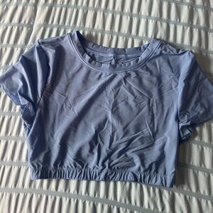 Aerie smoothiez light blue work out top